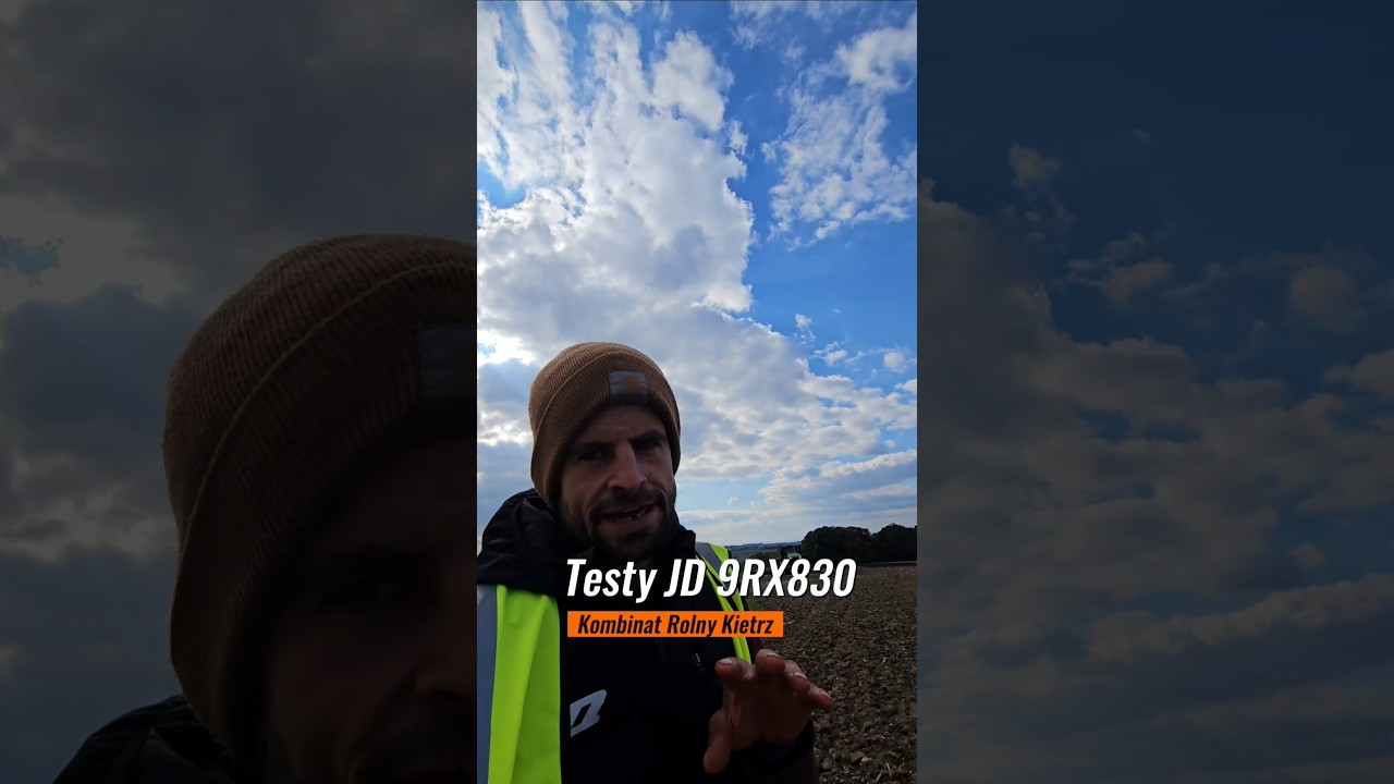 Testy John Deere 9RX 830 w Kombinacie Rolnym Kietrz  Posłuchaj#dlaciebie #dc #9rx830 #fyp #farming