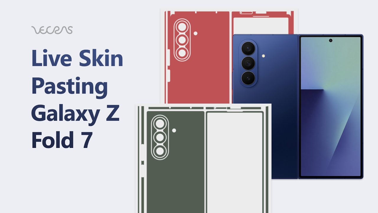 How to Apply Skin on Samsung Galaxy Z Fold 7 | VecRas