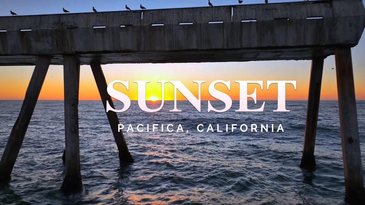 Sunsets in Pacifica Never Disappoint #sunset #pacificapier #dreaerialdrones#drones