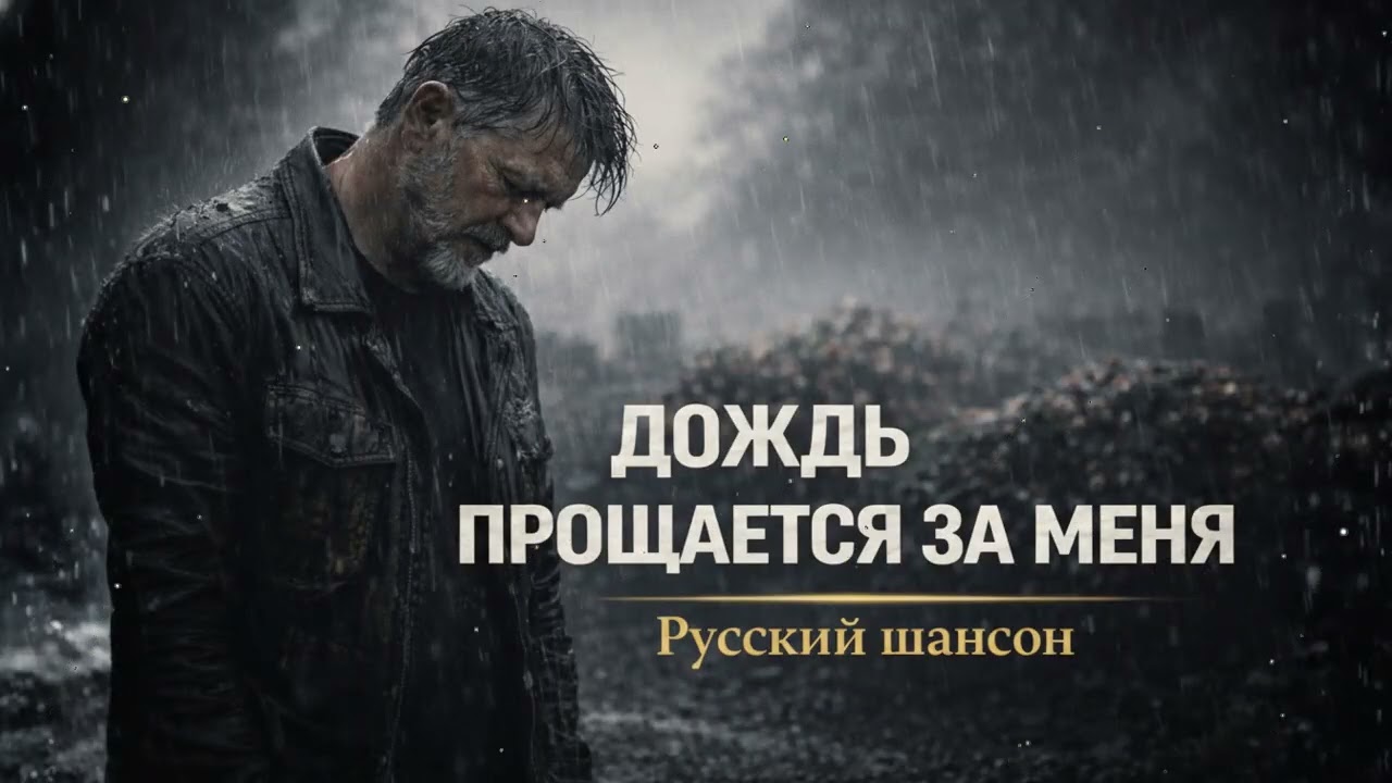 🌧️⚰️ Русский шансон для души – когда дождь плачет на кладбище вместо меня