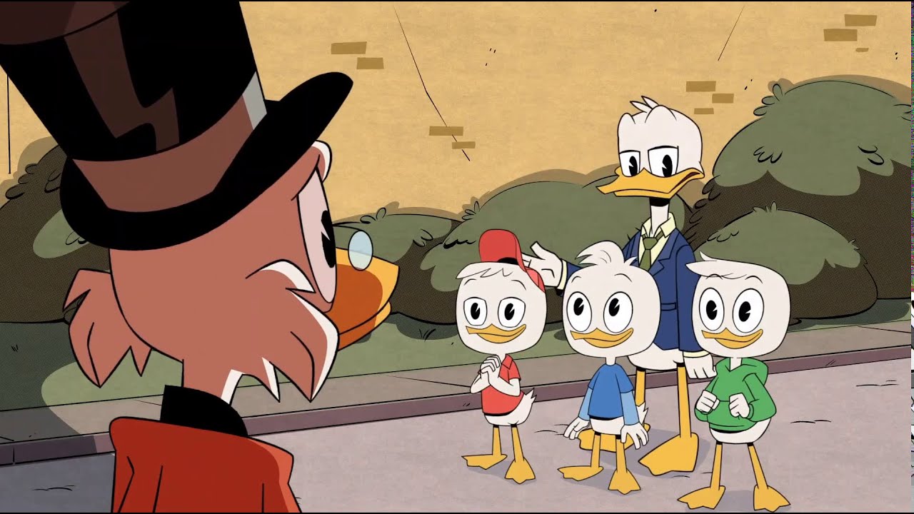 The ducks meet Scrooge McDuck