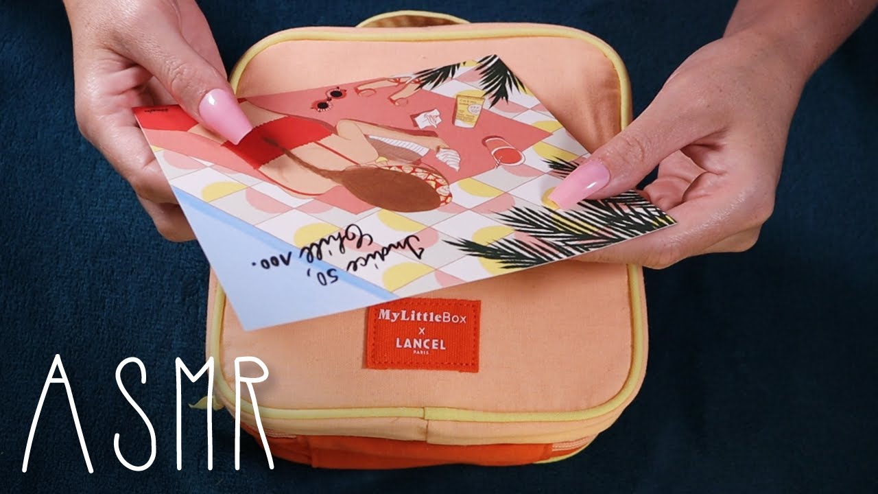 ASMR My Little Box unboxing (🎧 soft spoken, tapping & scratching)