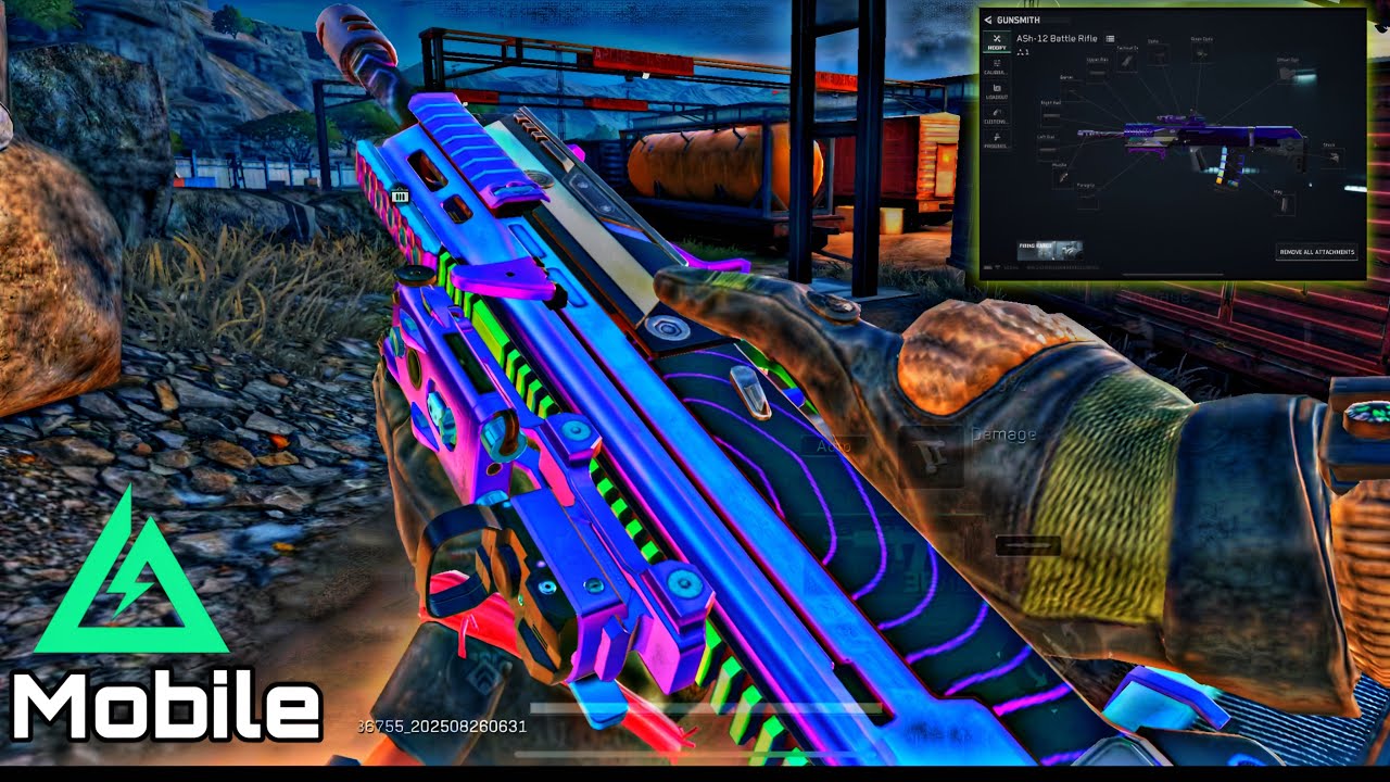 Destroying with the ASh-12 Battle Rifle 🔥 | Insane Gameplay in Delta Force Mobile