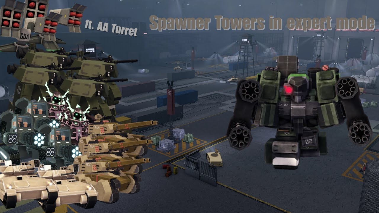 Solo Expert Triumph With Only Spawner Towers (ft. AA turret) || TDX