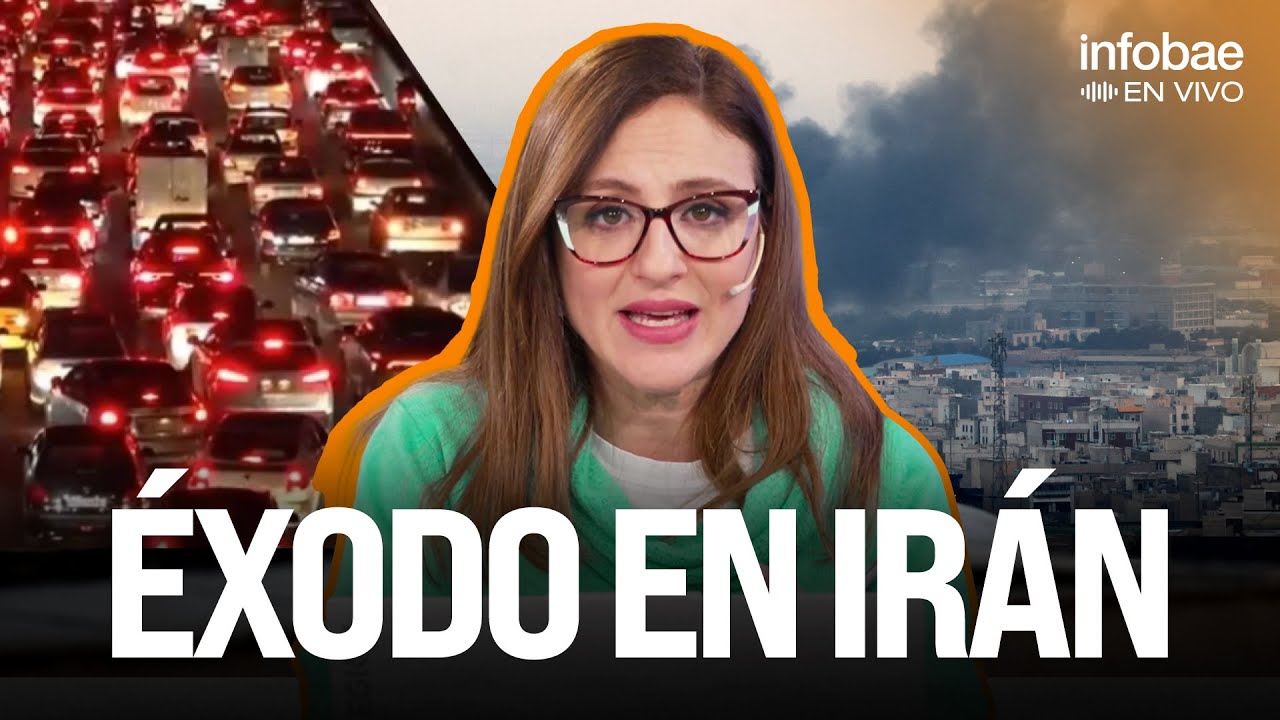 IRANÍES HUYEN de TEHERÁN: SIGUEN los BOMBARDEOS