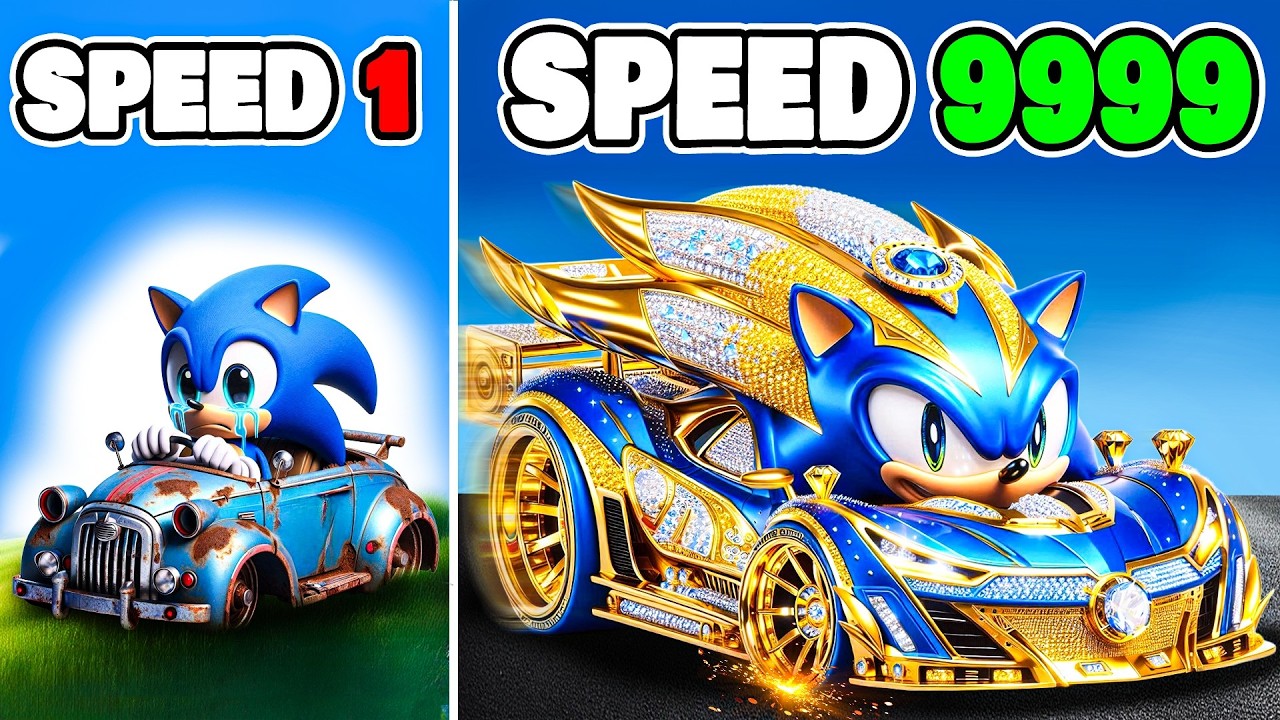 Slowest to Fastest SONIC Car in GTA 5