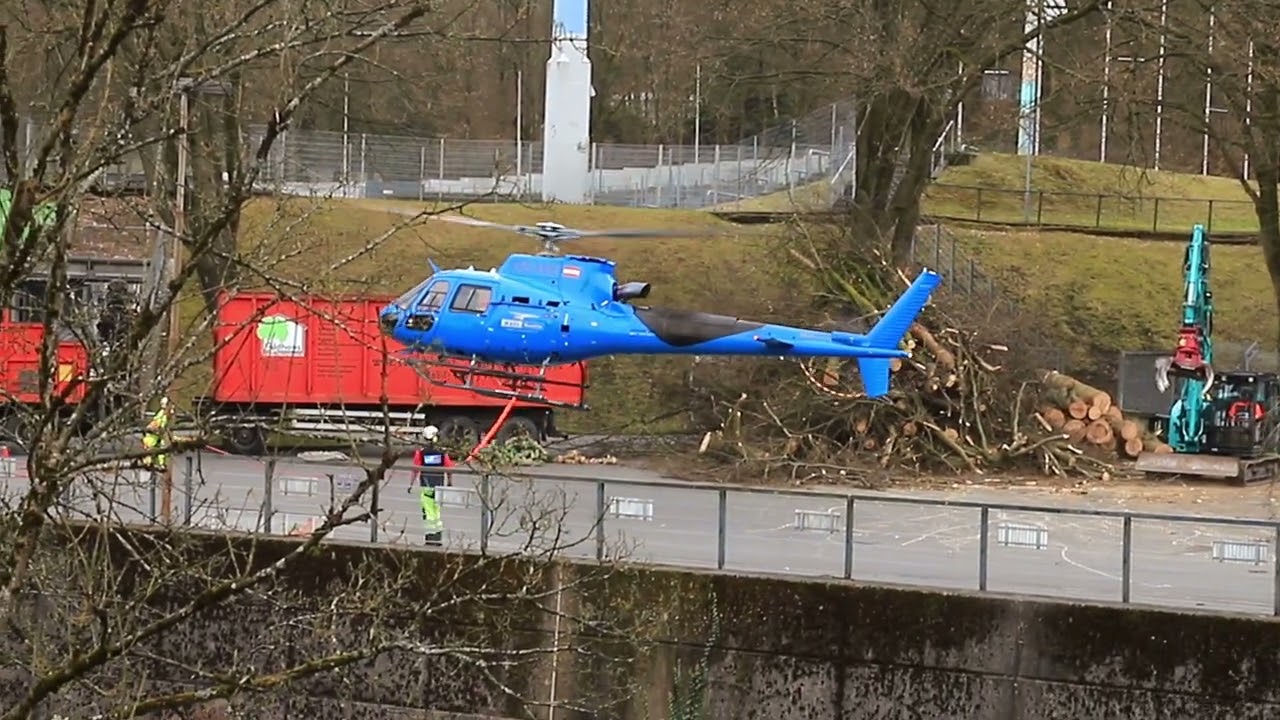 20 minutes of heli-logging in the city of Wuppertal, Germany.