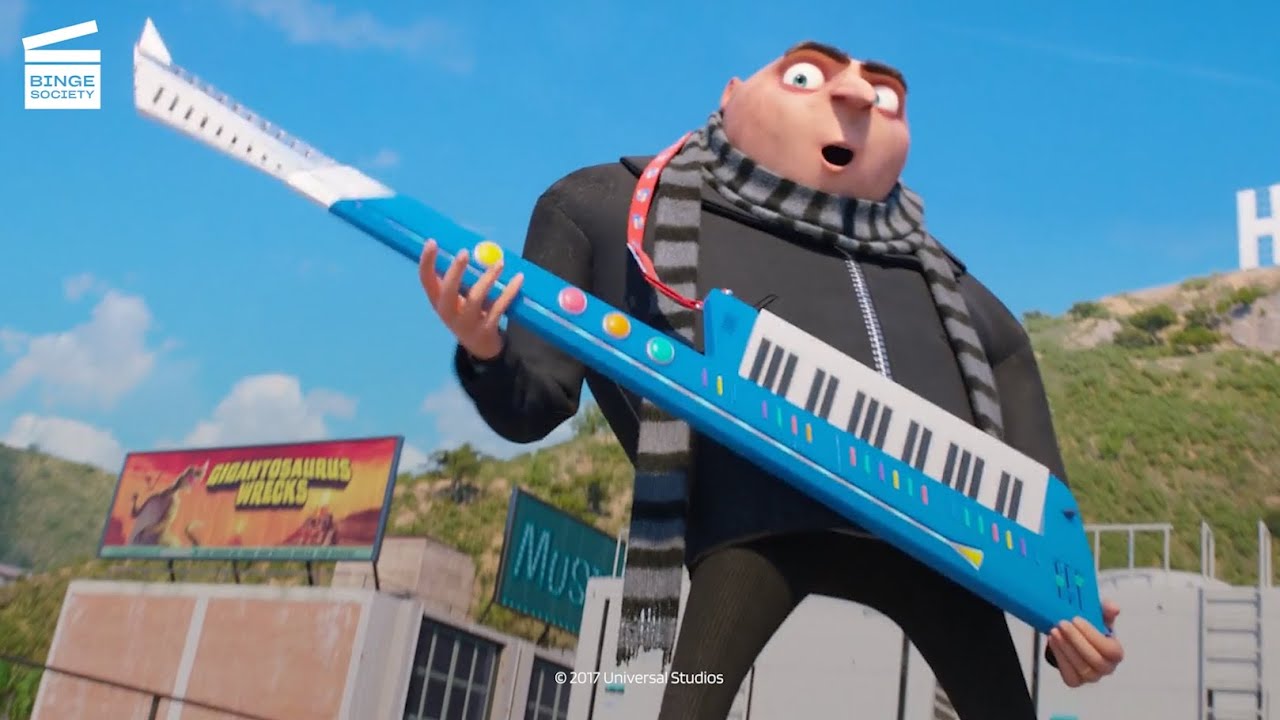 Despicable Me 3 (8/8) | Gru vs Bratt Dance battle | Cartoon For Kids