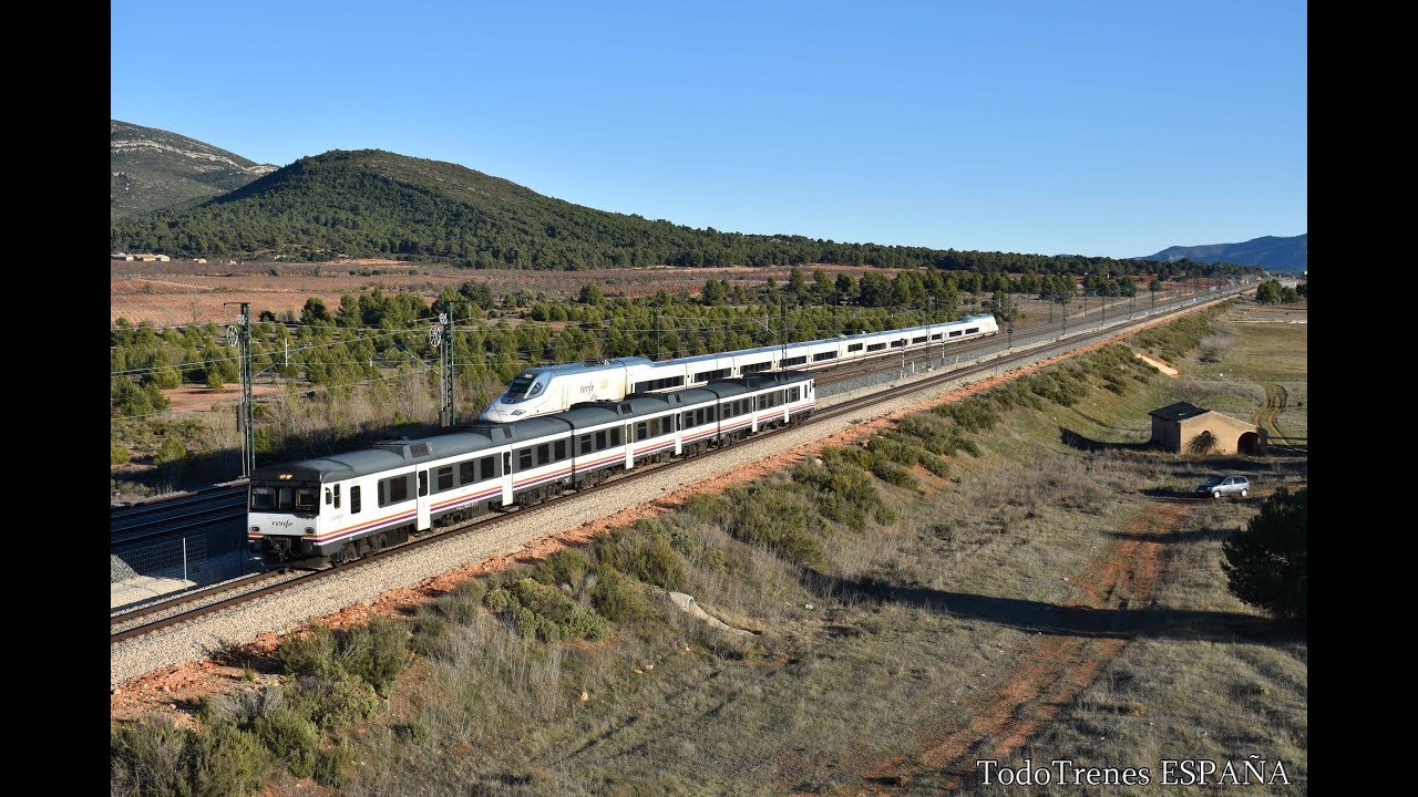 Día de trenes en la LAV Madrid - Valencia