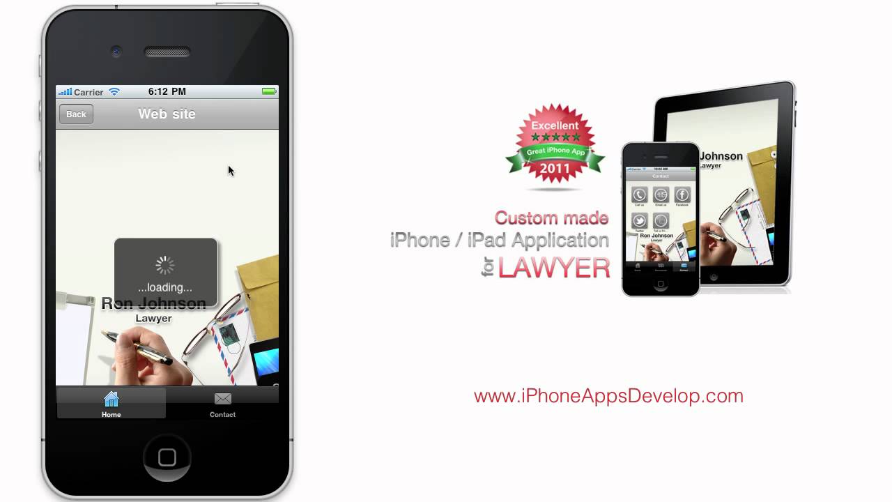 Custom iPhone/iPad Application for Lawyers