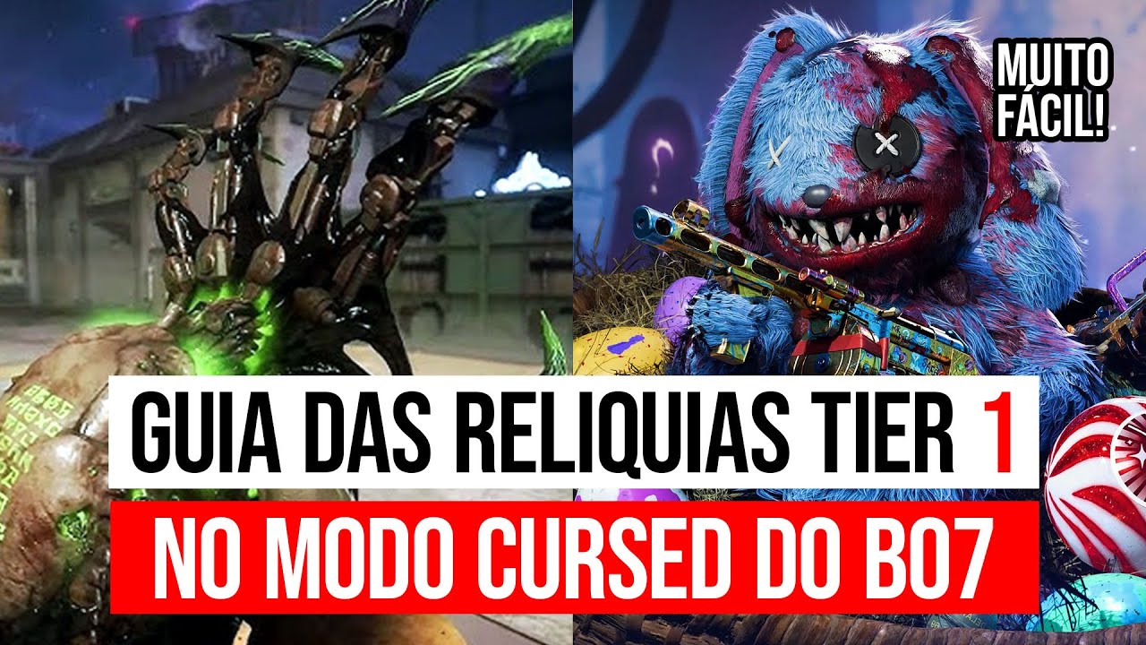 GUIA DAS RELÍQUIAS TIER 1: CANETA, ASAS DE DRAGÃO E TEDDY BEAR | MODO CURSED - ZOMBIES BO7