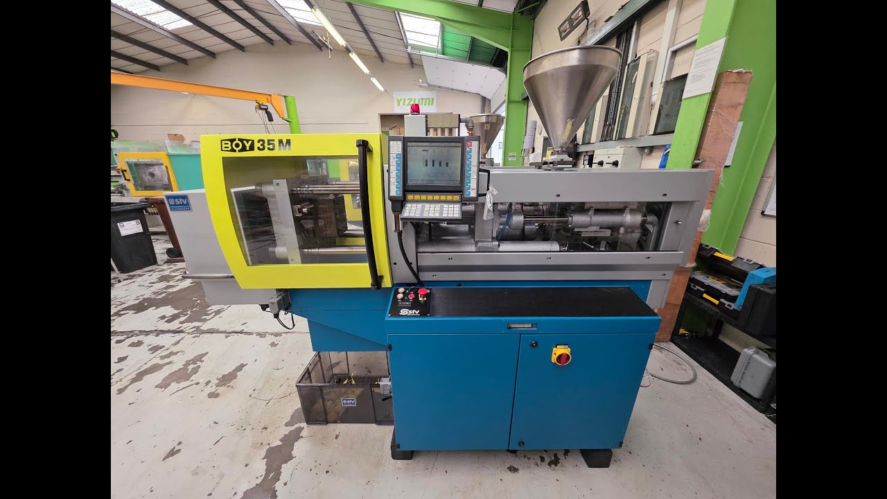 BOY 35M injection moulding machine refurbished by STV Machinery.