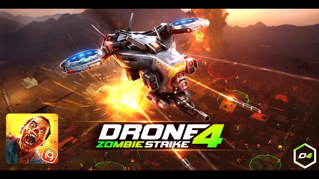 DRONE 4 Zombie Strike - Offline Gameplay Android