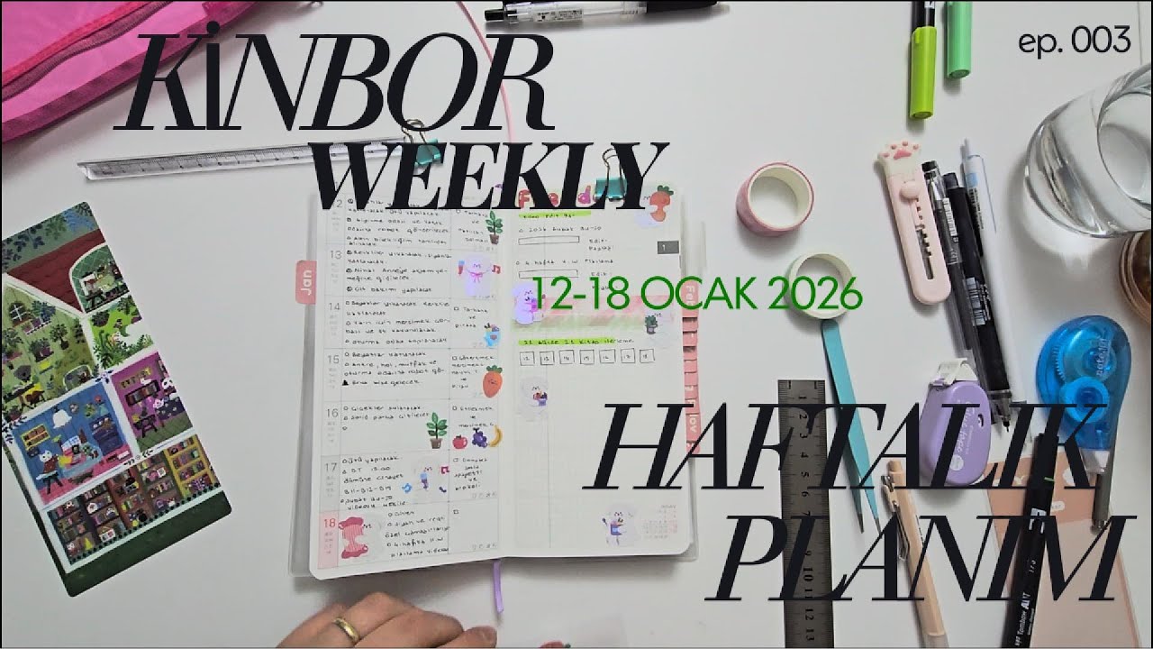 Kinbor Weekly 12-18 Ocak Haftalık Planım