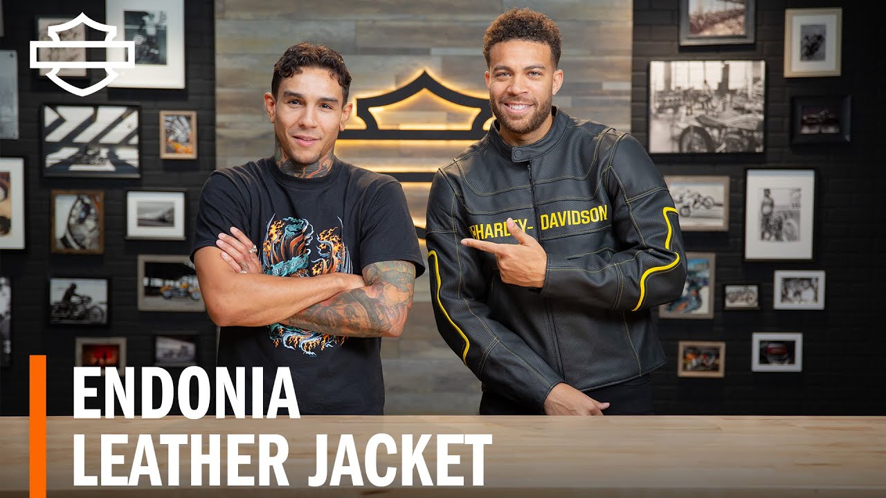 Harley-Davidson Men's Endonia Leather Riding Jacket Overview