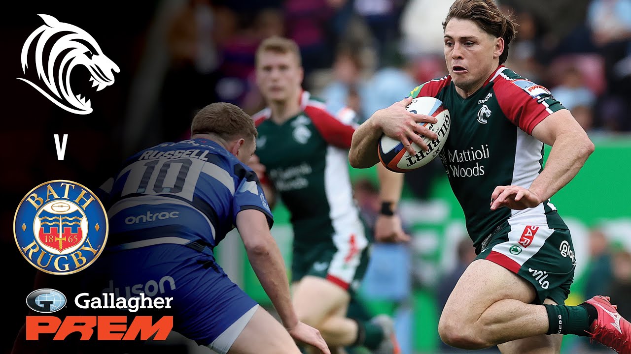 HIGHLIGHTS & REACTION: Leicester Tigers v Bath Rugby | LAST KICK COULD WIN IT | Gallagher PREM 25/26