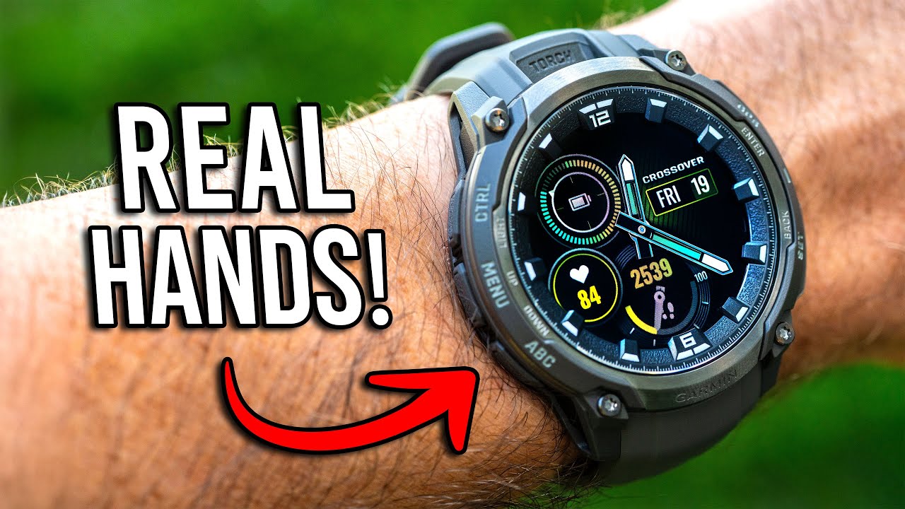 У этих смарт-часов НАСТОЯЩИЕ СТРЕЛКИ! (Распаковка Garmin Instinct Crossover AMOLED)