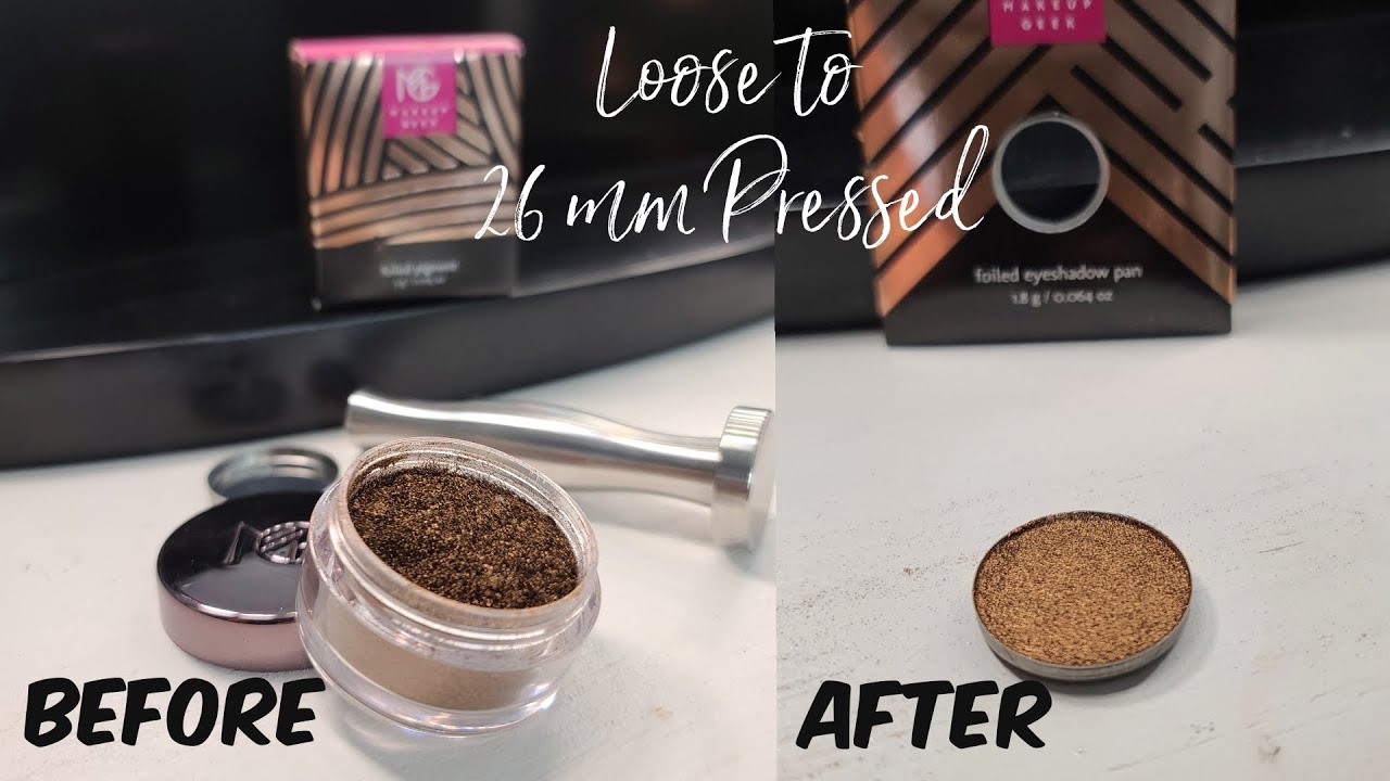 How to Press Loose Eyeshadow