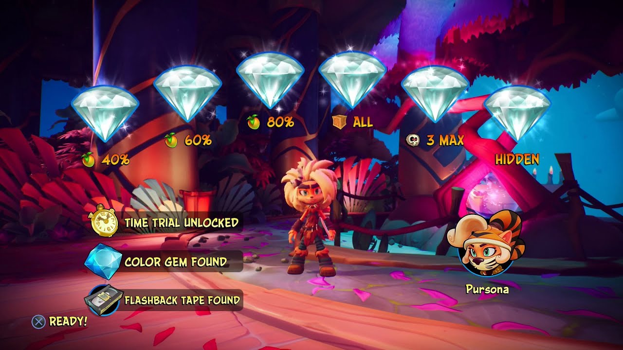 Crash Bandicoot 4 - 106% Walkthrough, Part 14: Draggin' On (All Gems, Perfect Relic*)