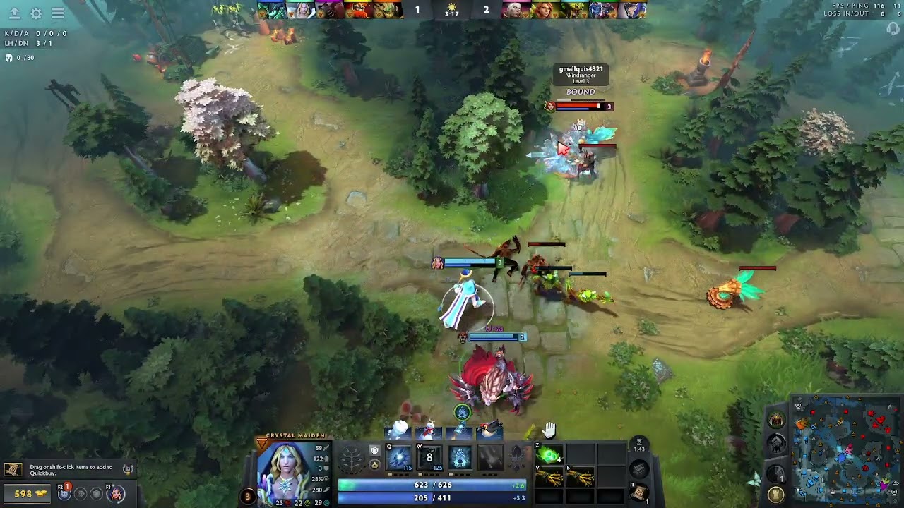 Dota 2 - Partida Clasificatoria - Crystal Maiden (17/02/2025)