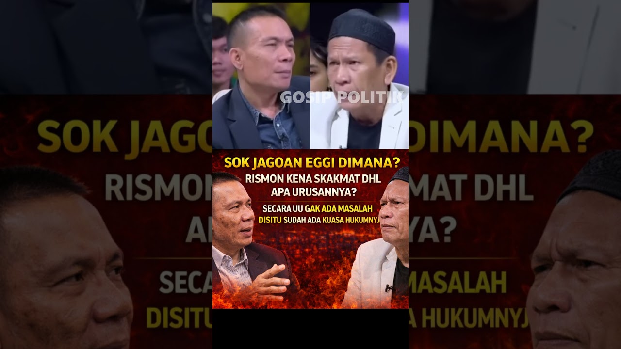 Sok Jagoan & Usil Eggi Dimana? Rismon Kena Skakmat DHL Apa Urusannya? Khan Sudah Ada Kuasa Hukumnya