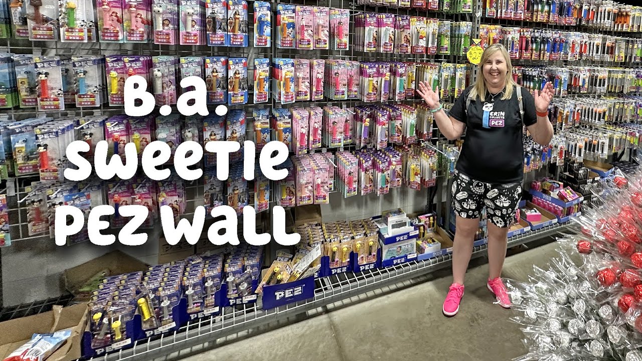 Largest PEZ Dispenser Wall at b.a. Sweetie Candy Inc. - Come Shopping with Me!