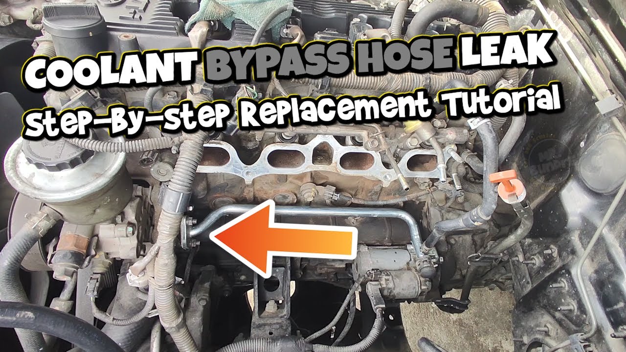 COOLANT BYPASS HOSE LEAK | How To Replace Toyota Fortuner Coolant Bypass Hose Step-by-step Tutorial