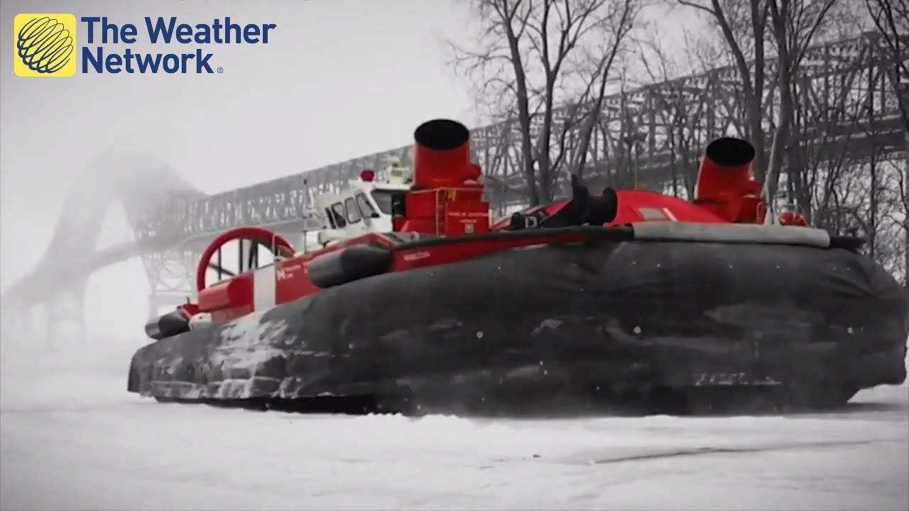 How a hovercraft helps Canada combat spring flooding