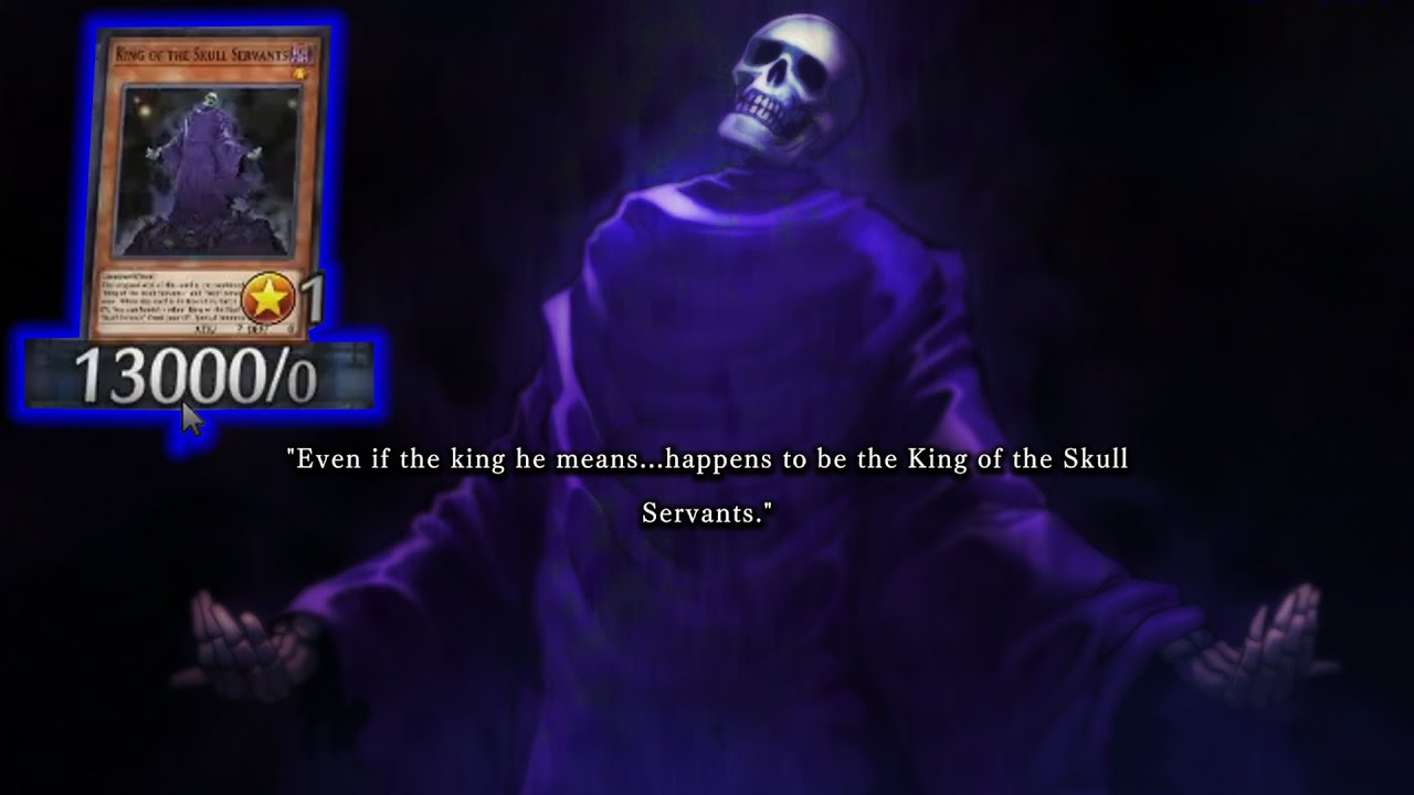 THE IMMORTAL SKELETON: KING OF THE SKULL SERVANTS 13.000 ATTACK 💀 - Yu-Gi-Oh! Master Duel