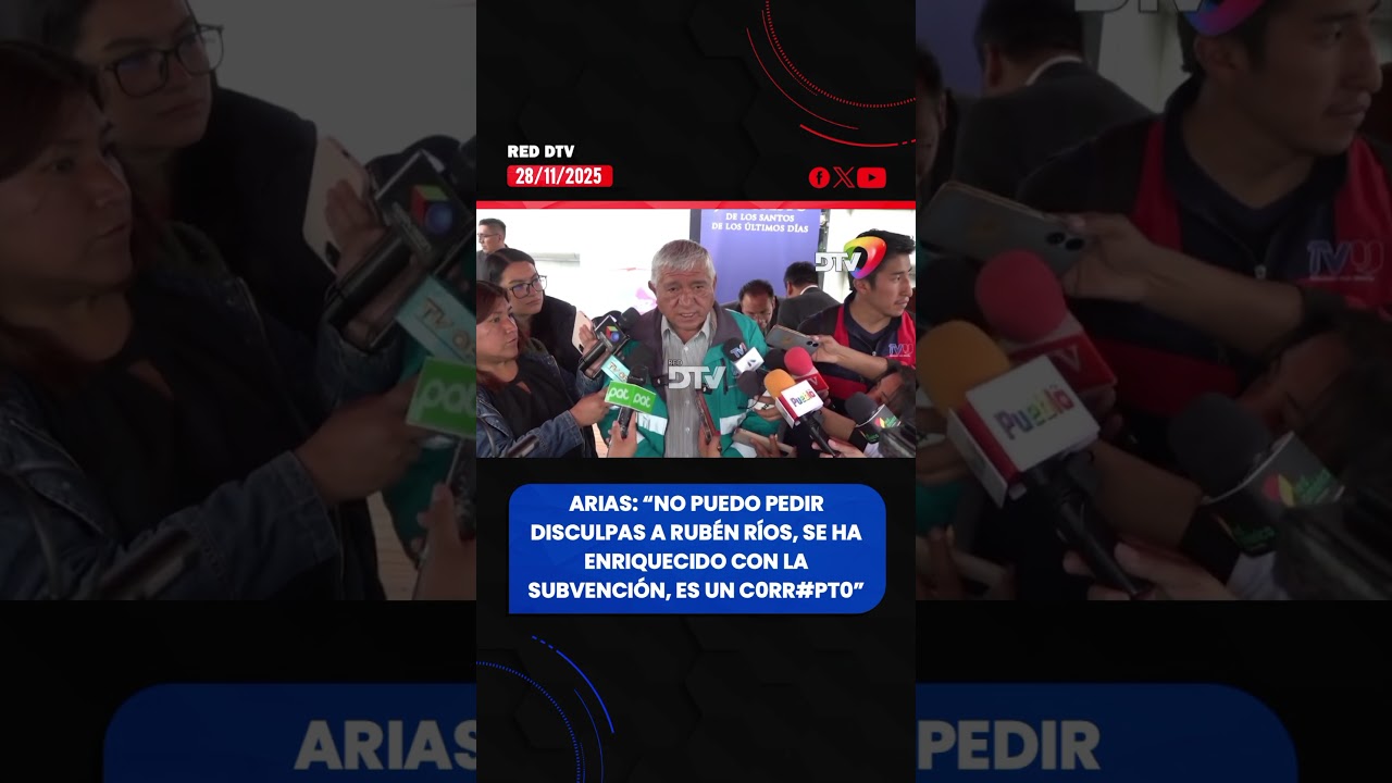 Arias: &ldquo;no puedo pedir disculpas a Rub&eacute;n R&iacute;os, se ha enriquecido con la subvenci&oacute;n, es un c0rr#pt0&rdquo;