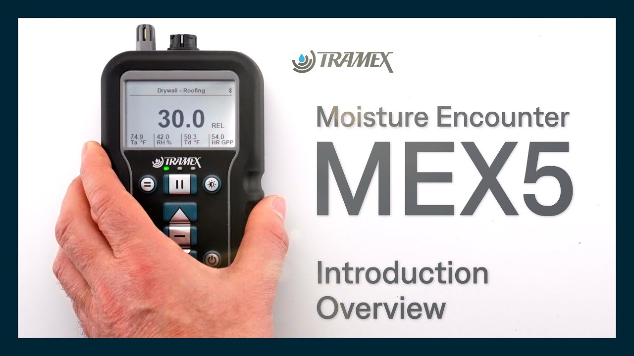 Tramex Moisture Encounter MEX5 - Introduction Overview