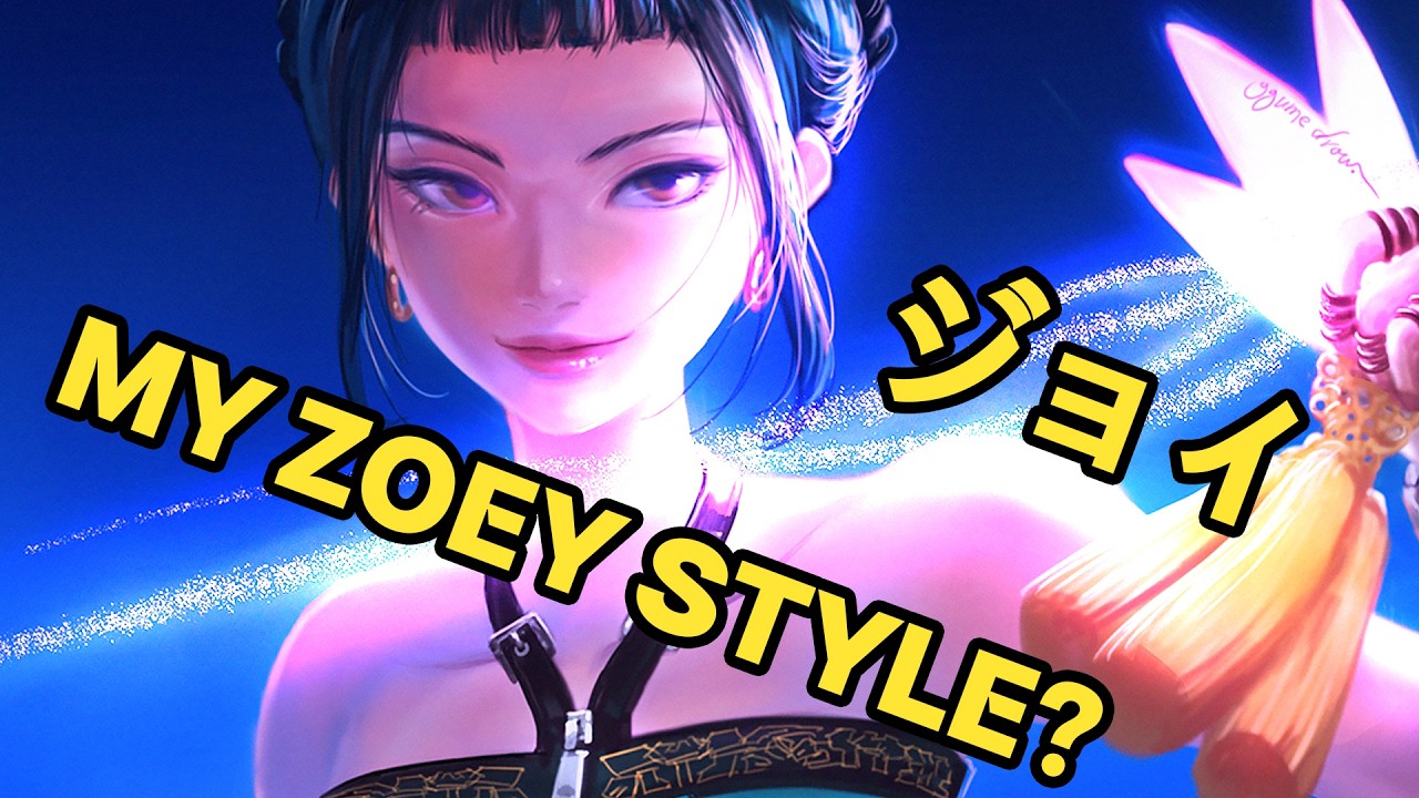 Painting ZOEY from K-POP DEMON HUNTERS In My Style! ✨ / 케데헌 조이 그리기 / ジョイの描き方