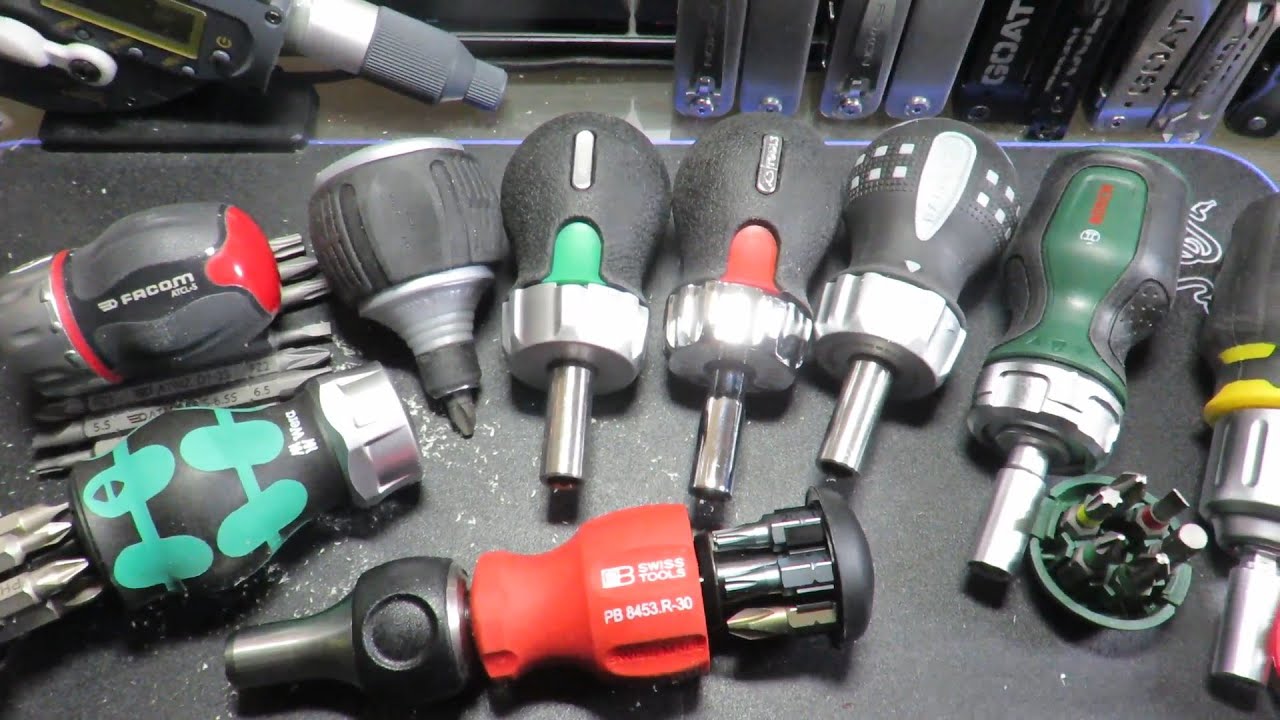 RATCHET STUBBY SCREWDRIVERS