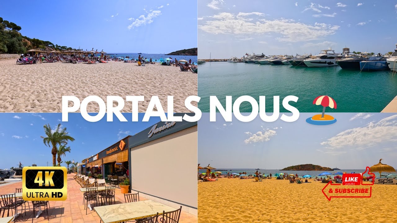 Portals Nous - Mallorca 😍🏖️ Discover why EVERYONE visits here! 4K Walking Tour 🇪🇸