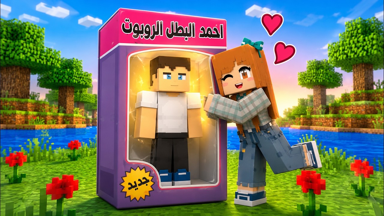 فلم ماين كرافت : احمد البطل الروبوت !؟ 🔥😱