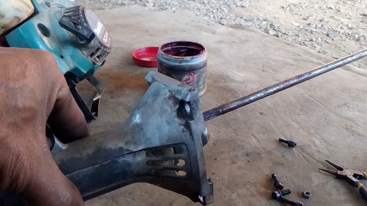 Makita RBC411U ใบตัดหญ้าไม่หมุน เพราะแกนขาด