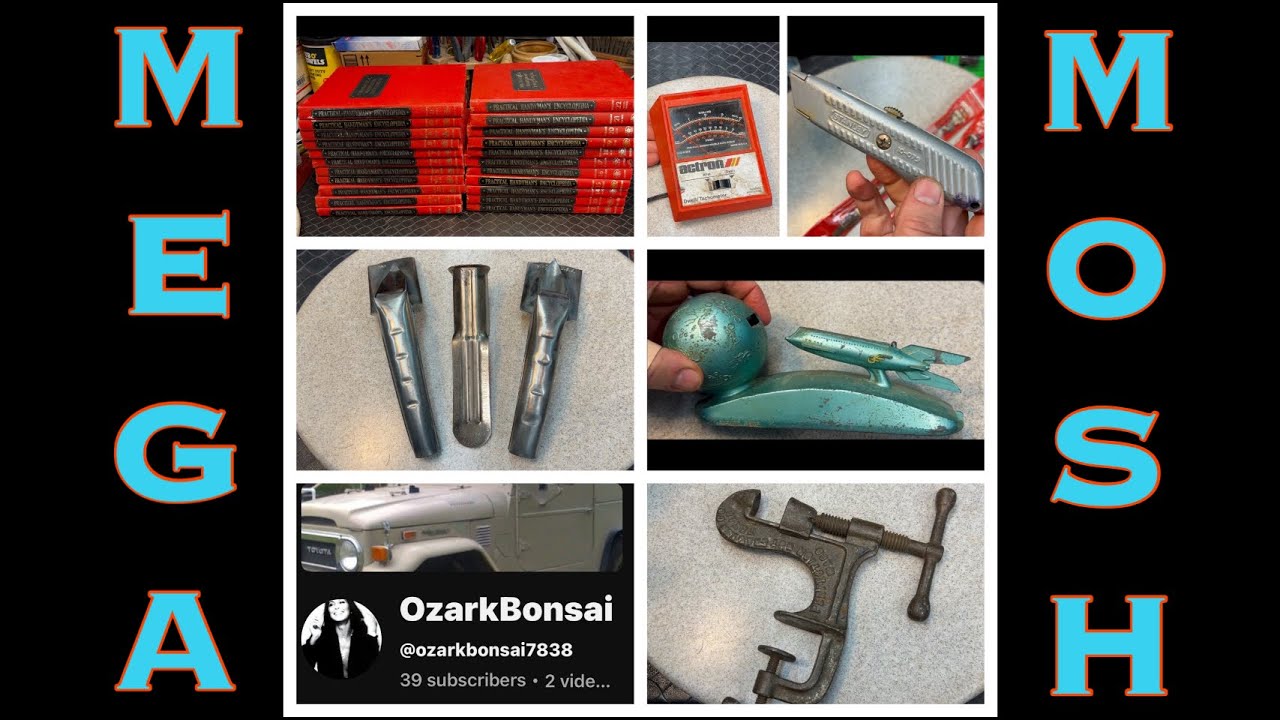 Handyman Encyclopedia, RPM/Dwell Meter, Strato Bank, Antique Nut Cracker, Stanley Utility Knife…