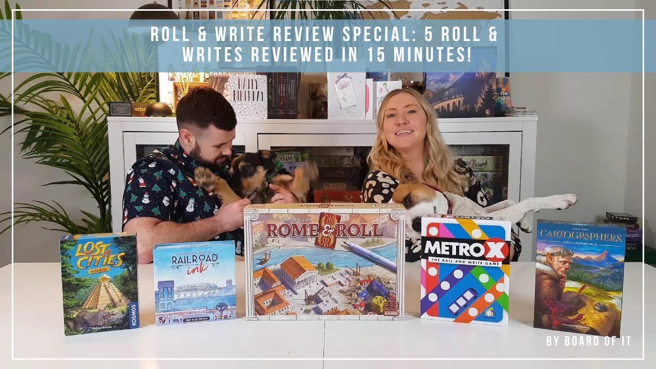 Roll & Write Review Special: 5 Roll & Writes Reviewed In 15 Minutes!