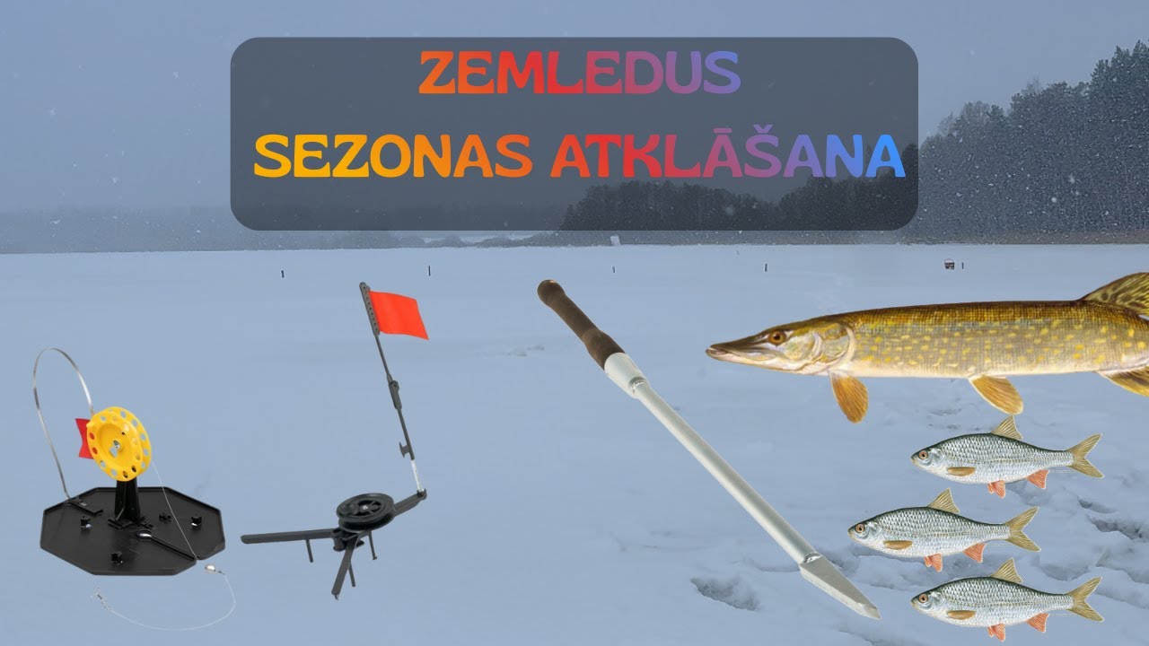 Rezultatīva zemledus copes sezonas atklāšana! Ko jāņem līdzi braucot makšķerēt uz pirmā ledus?