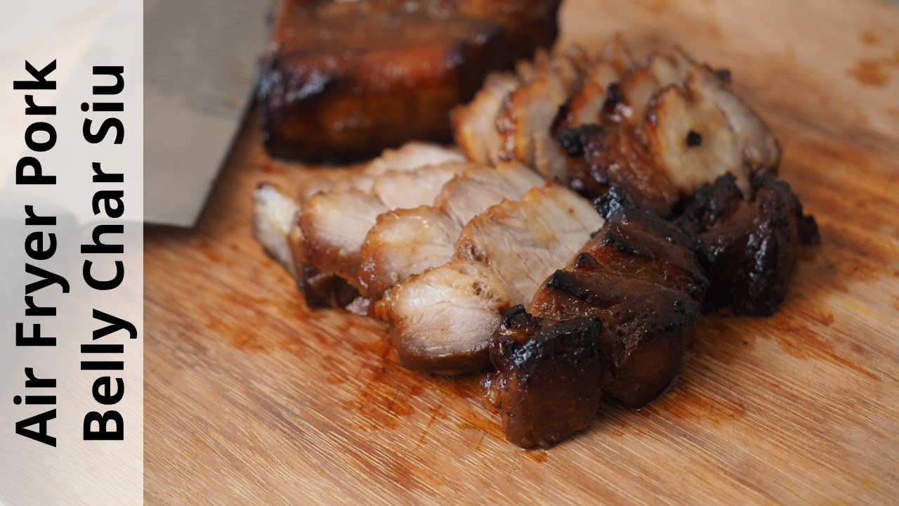 Air Fryer Pork Belly Char Siu | Fast, Easy, Tasty