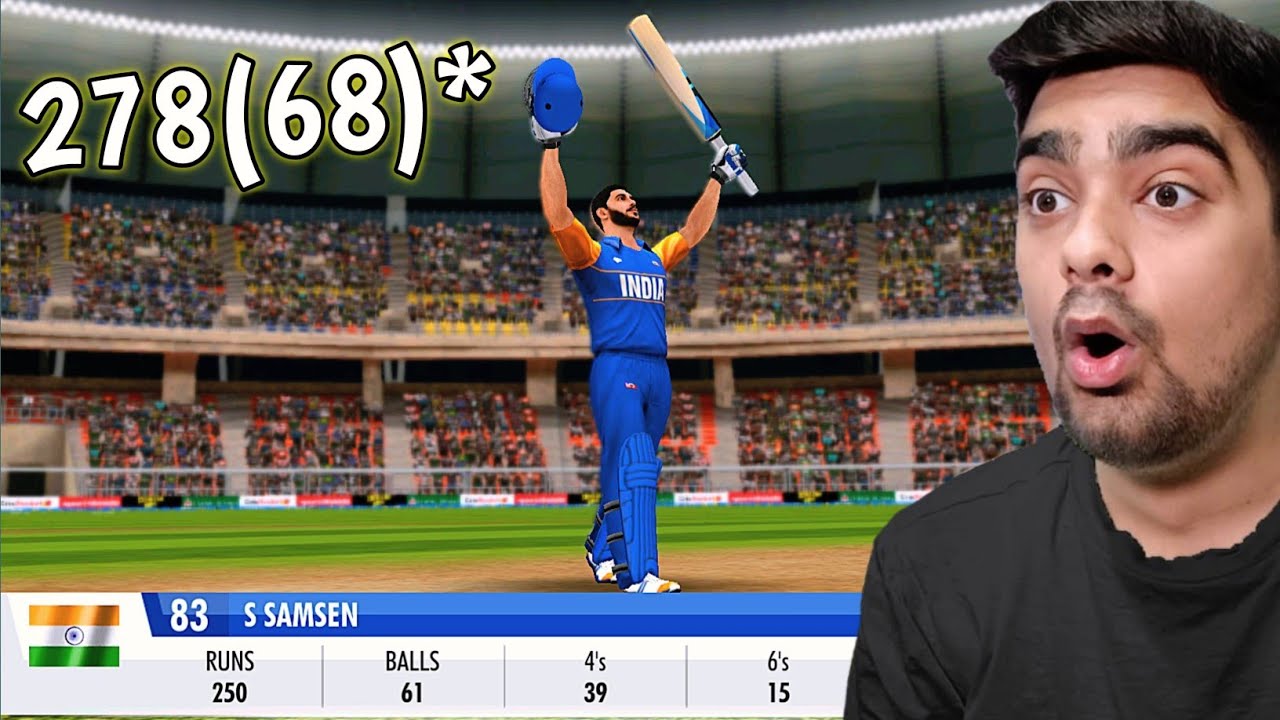 SANJU SAMSON 278(68)* INDIA Vs ENGLAND WCC3