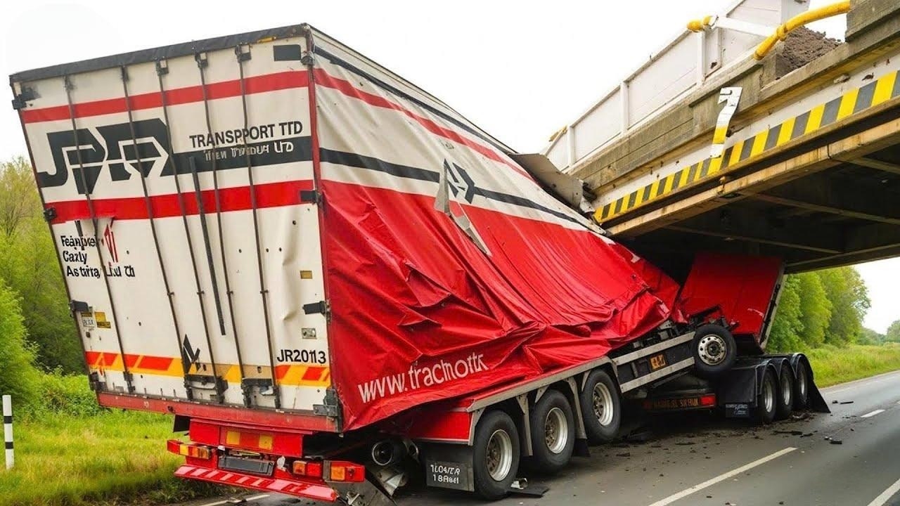 Idiots with Fast Trucks & Cars | Heavy Equipment Fails | Extreme Oversized Truck Transport #8