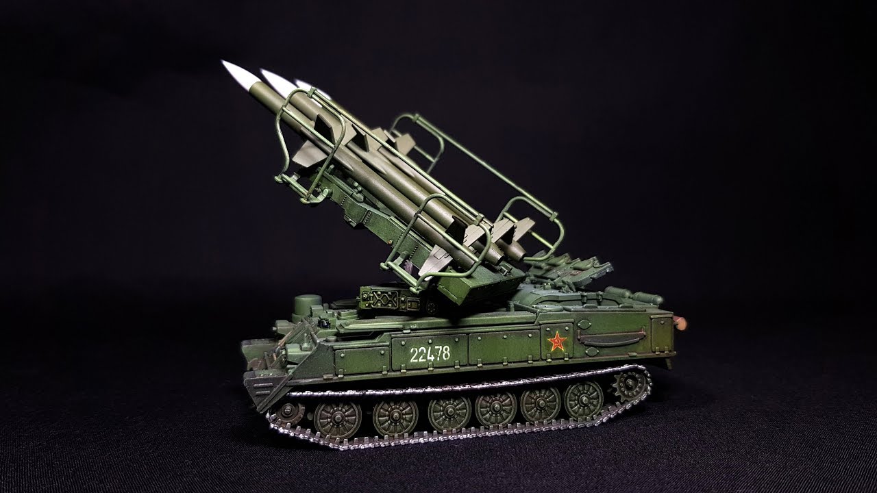 Building Trumpeter's 1/72 scale SAM-6 - 2K12 Kub