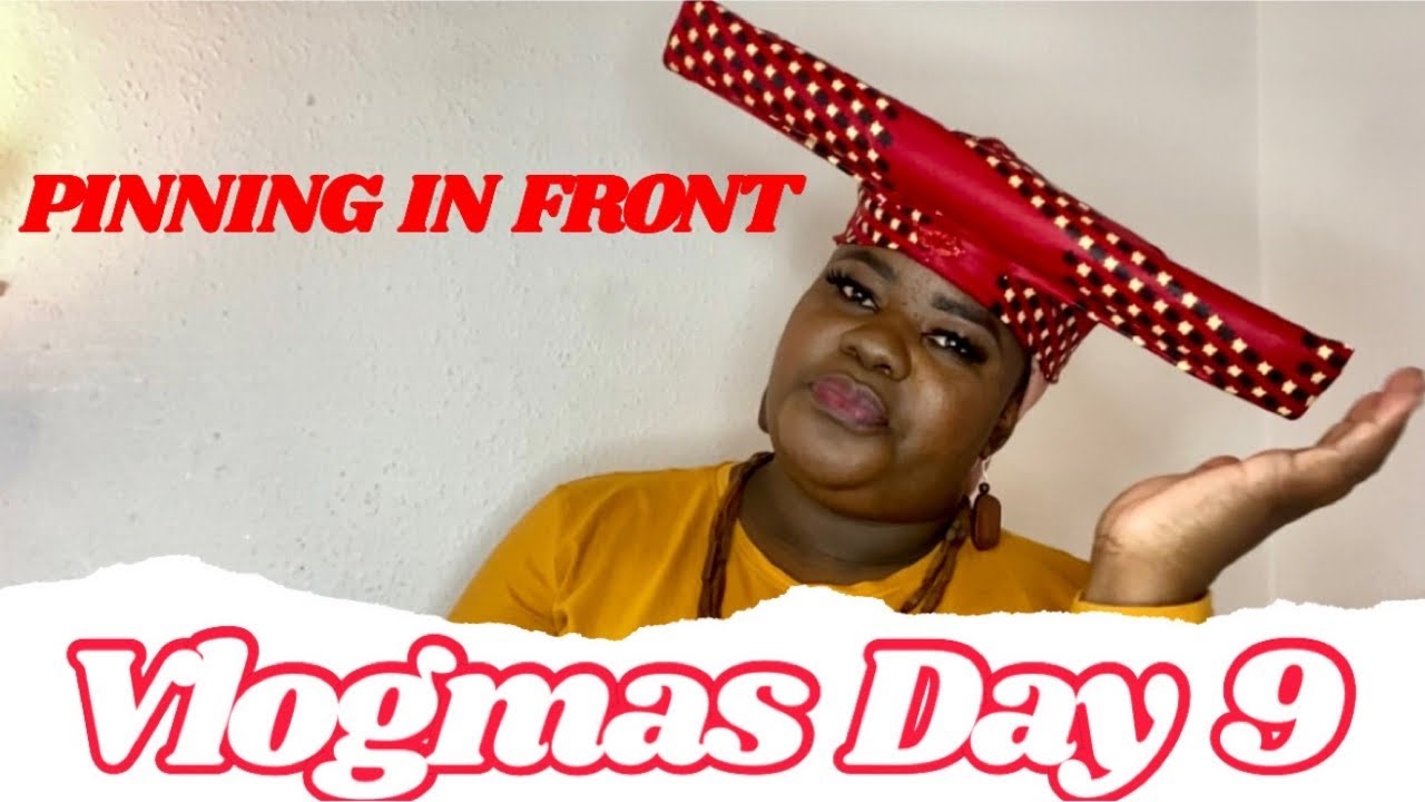 PREPARING HERERO HEADGEAR | PINNING IN FRONT | Vlogmas day 9 | Triple JJJ