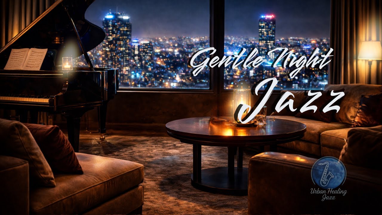 Gentle Night Jazz – Refined Chill Time | Elegant Piano & Sax (1 Hour)