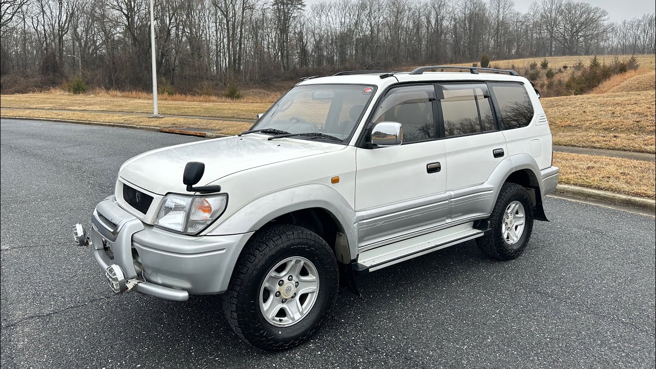 1999 Toyota Land Cruiser Prado TX LIMITED RZJ95——113,196 Miles - 4WD - JDM - DRIVING VIDEO 