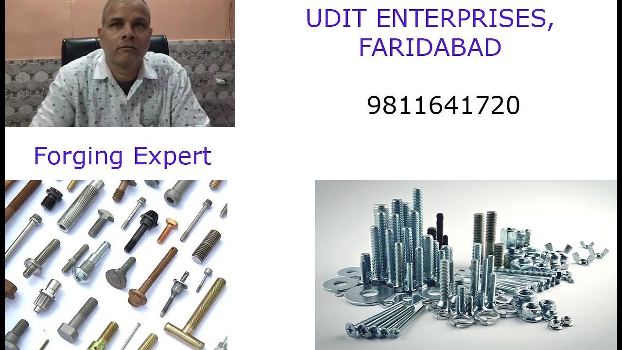 Fasteners Manufacturers in Faridabad, Special Forging Screws, Bolts & Allen Bolts- Udit Enterprises