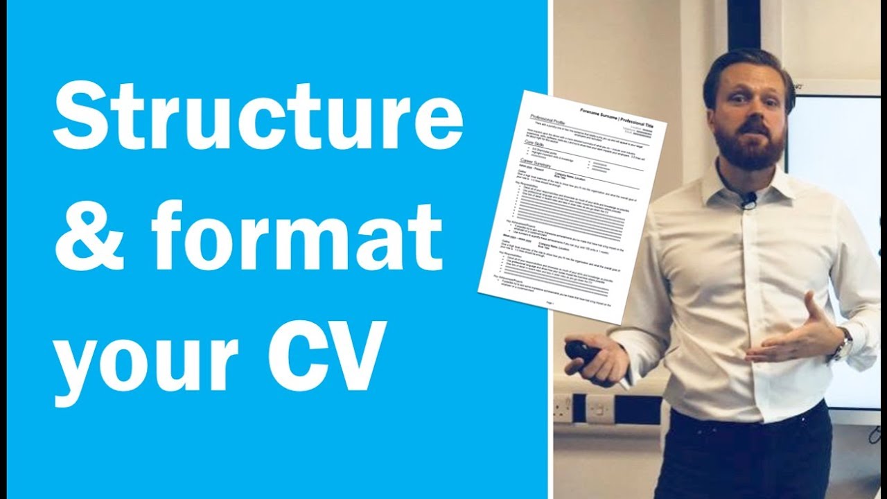 How to format and structure a CV [Get more interviews]