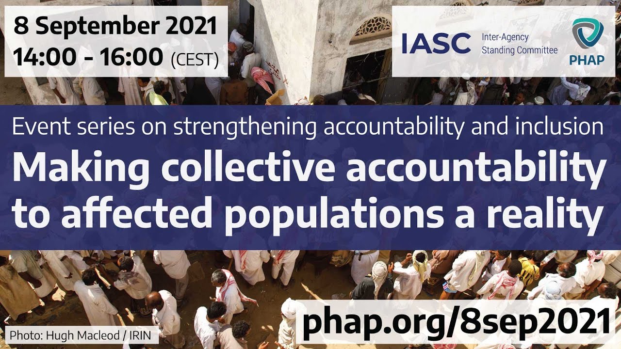 Making collective accountability to affected populations a reality