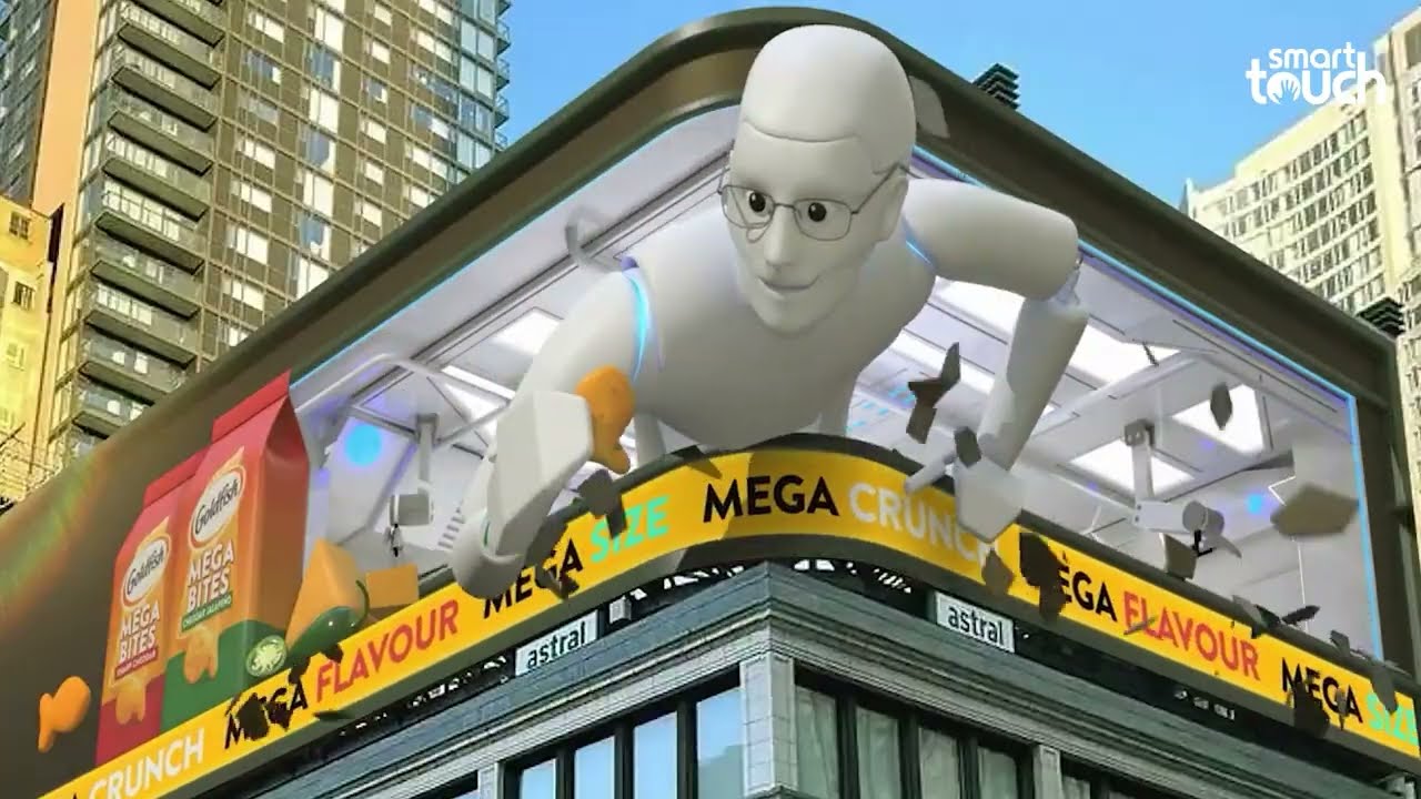 Forced 3D Perspective || Espectaculares LED Animación 3D || Smart Touch